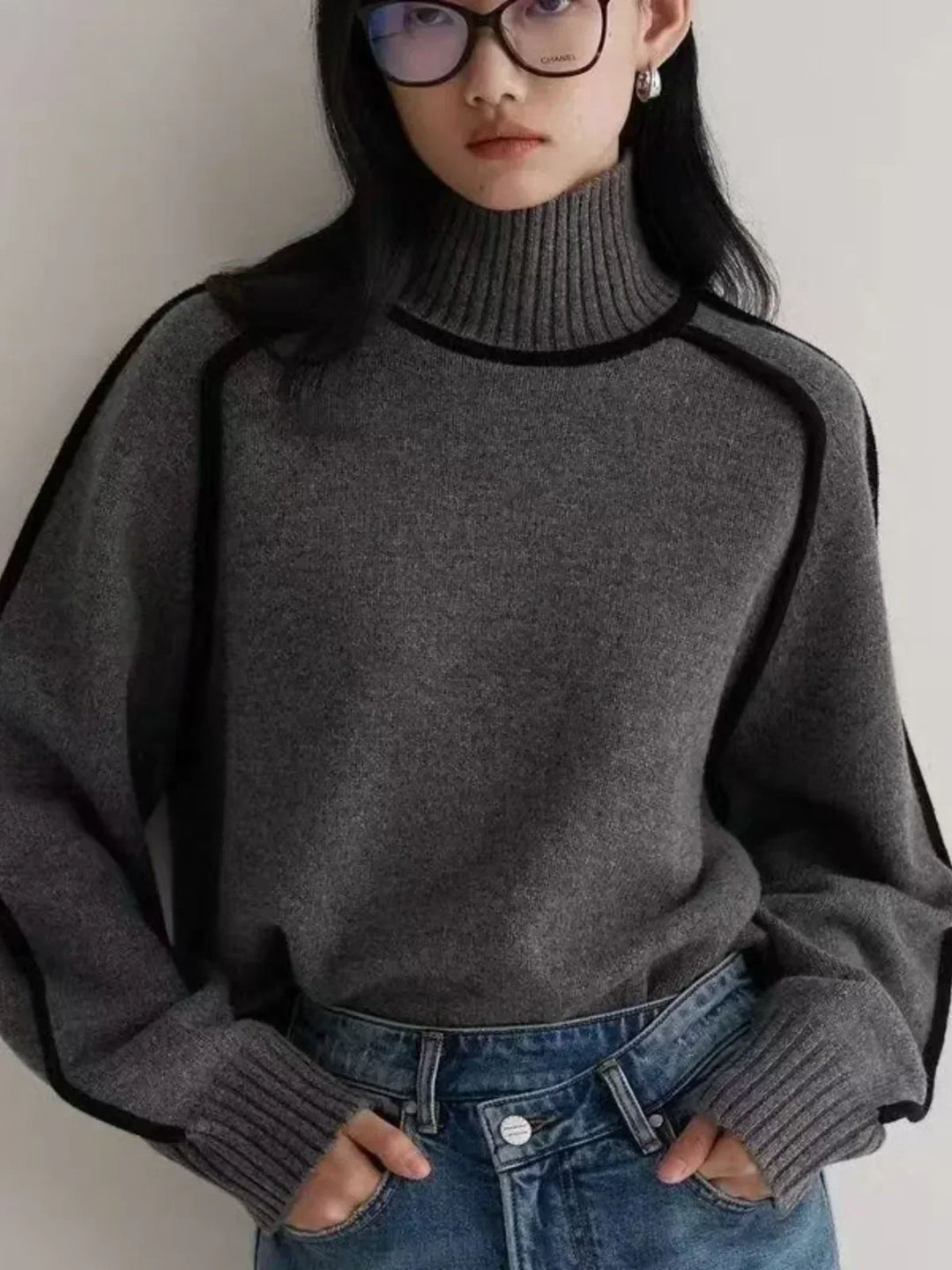 Emily & Isabella Brooks | Elegant Turtleneck Sweater
