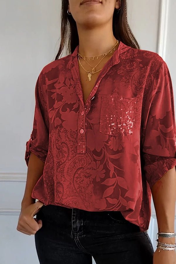 Emily & Isabella Brooks | Elegant Sequin Top