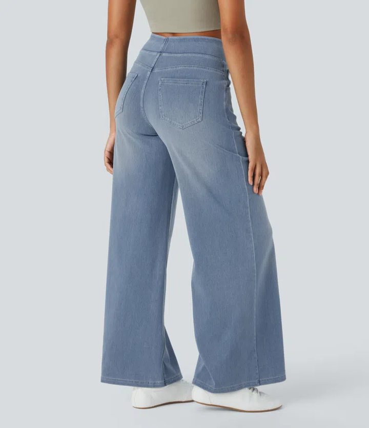 Emily & Isabella Brooks | Relaxed Fit Wide-Leg Jeans