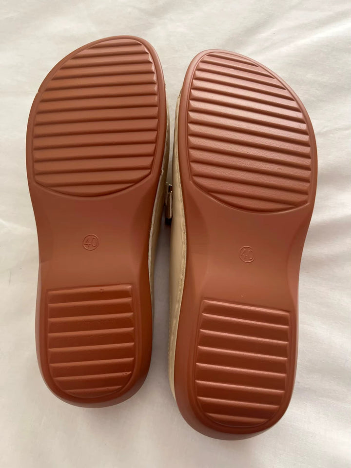 Emily & Isabella Brooks | Comfort wedge heel sandals