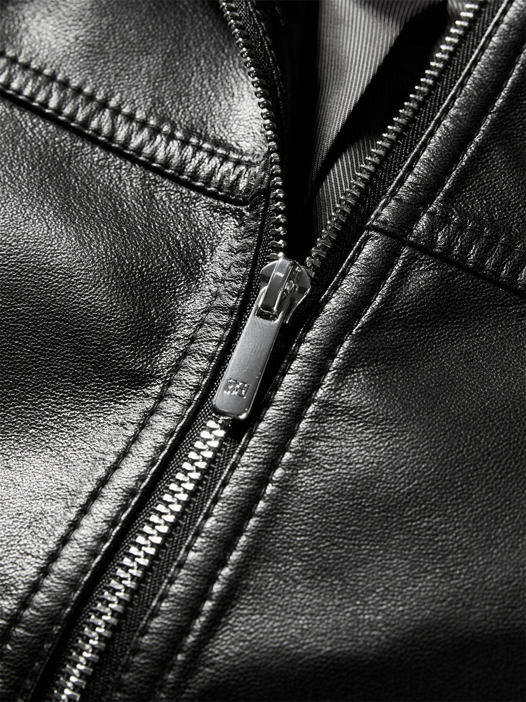 Emily & Isabella Brooks | Short PU motorcycle jacket