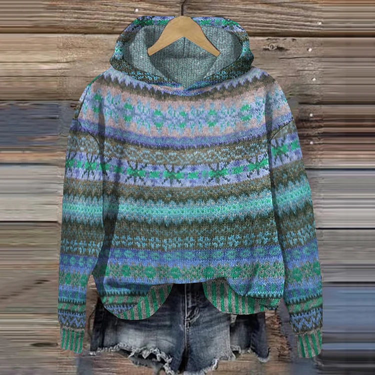 Emily & Isabella Brooks | Ethnic Retro Hoodie