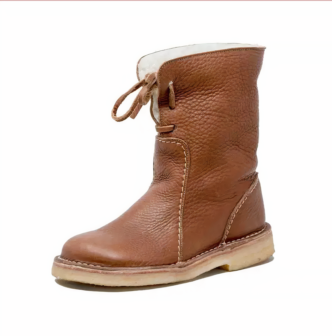 Emily & Isabella Brooks | Women's Casual Leather Mid-Calf Boots