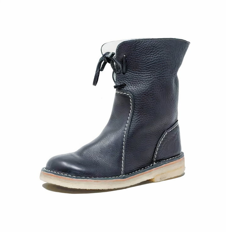 Emily & Isabella Brooks | Women's Casual Leather Mid-Calf Boots