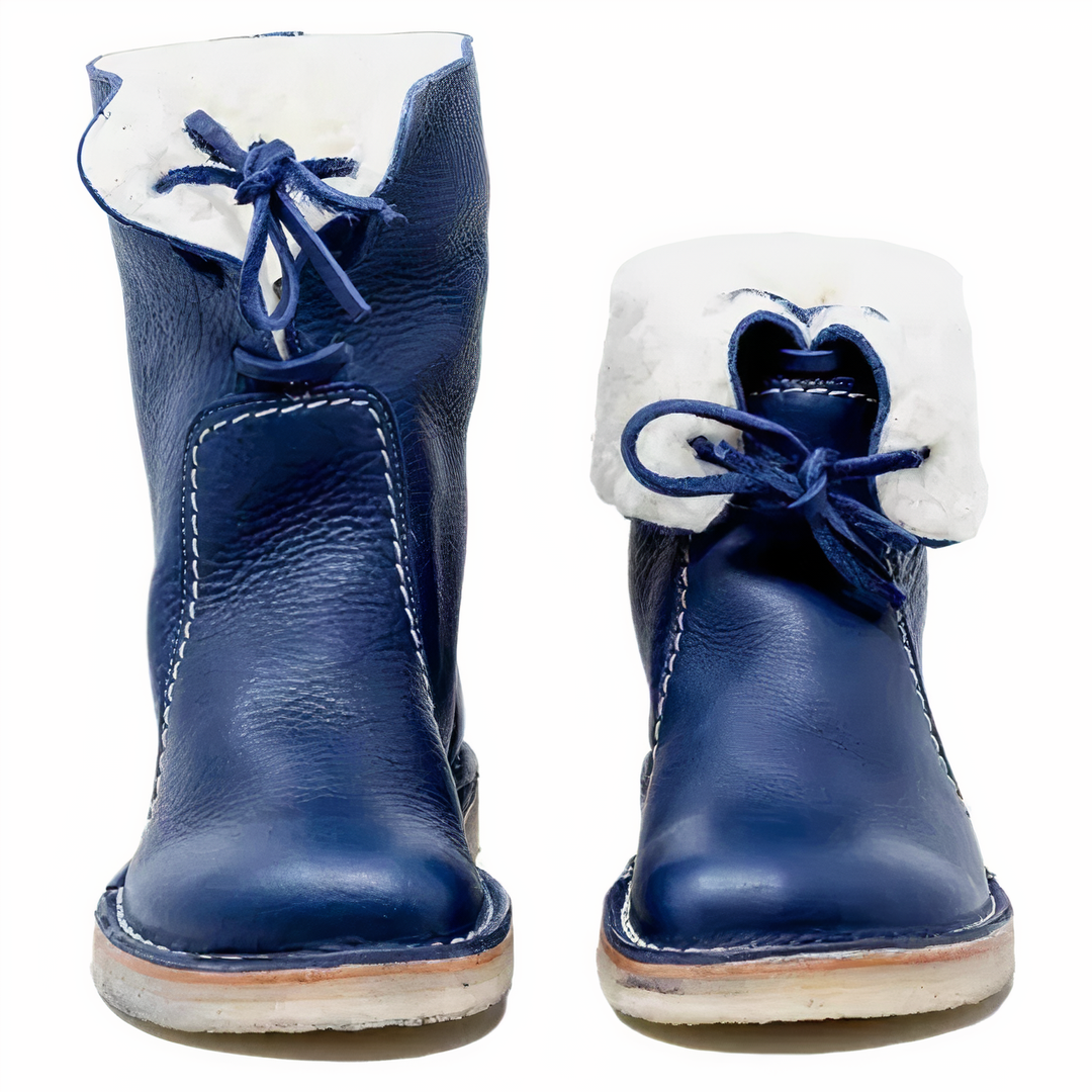 Emily & Isabella Brooks | Women's Casual Leather Mid-Calf Boots