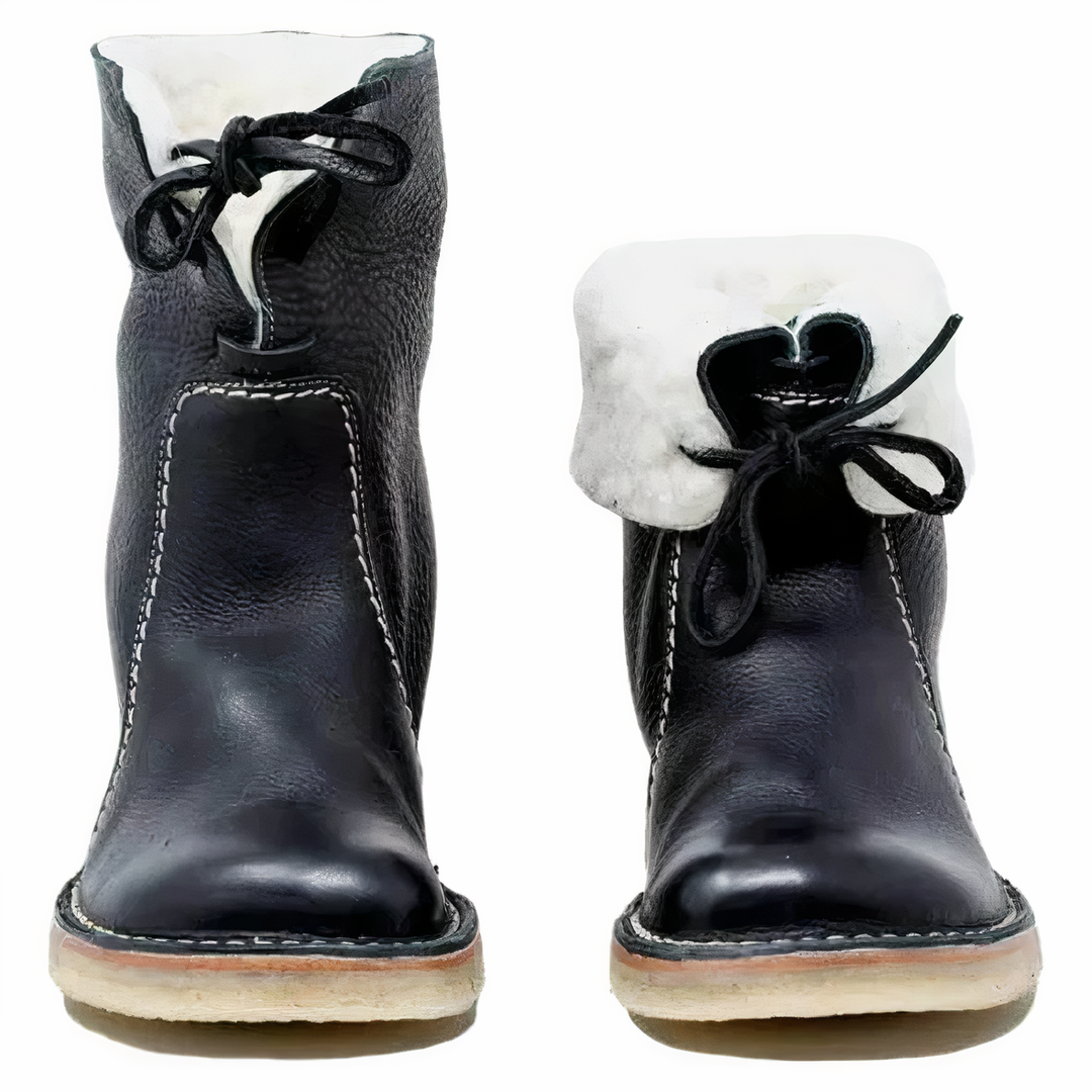 Emily & Isabella Brooks | Women's Casual Leather Mid-Calf Boots