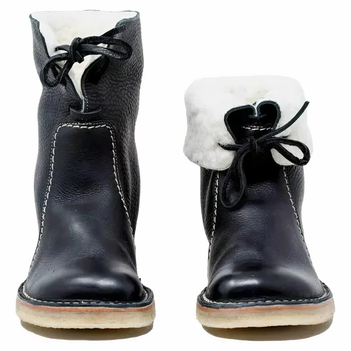 Emily & Isabella Brooks | Women's Casual Leather Mid-Calf Boots