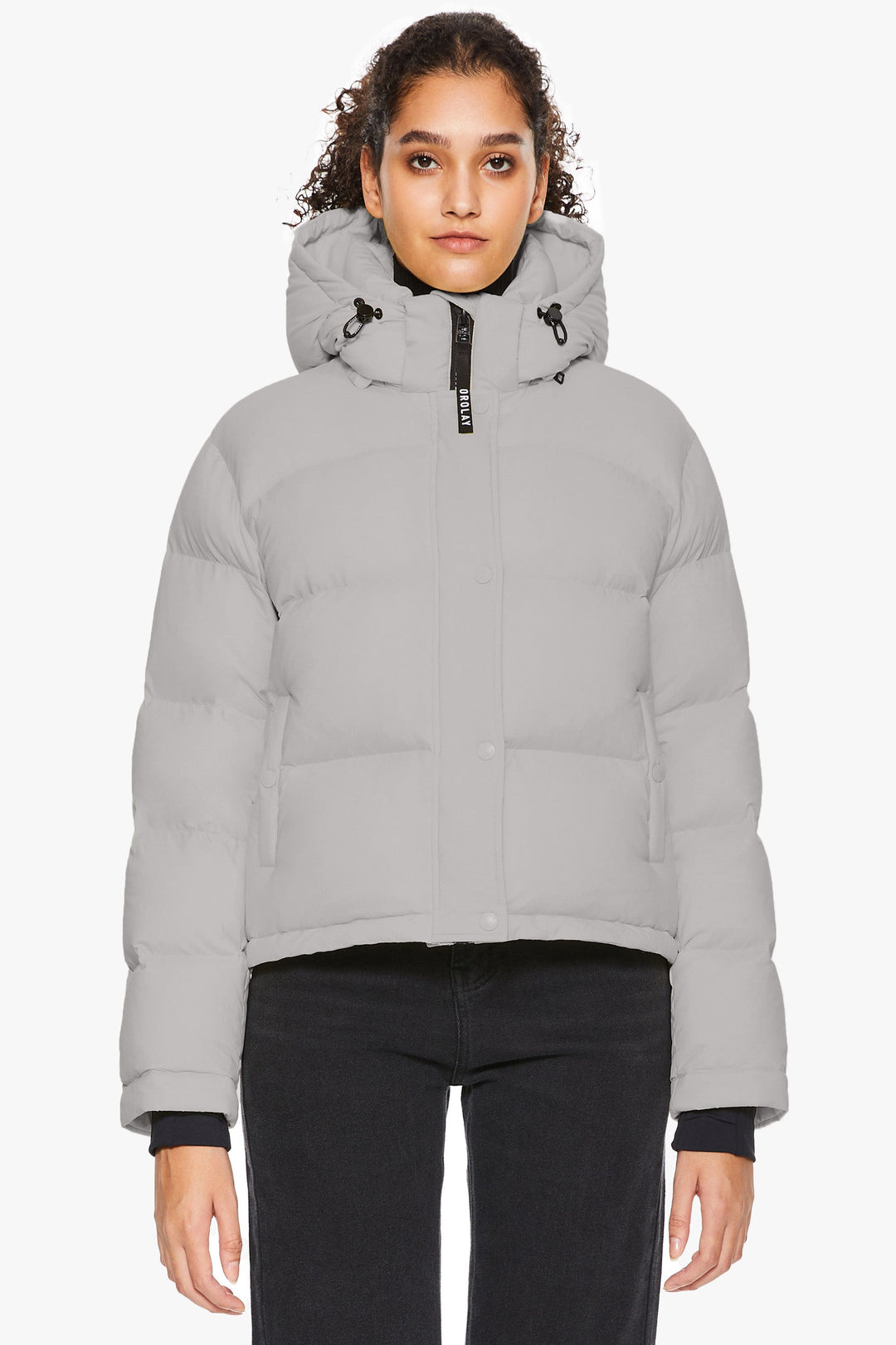 Emily & Isabella Brooks | Cropped Thermal Down Puffer Jacket