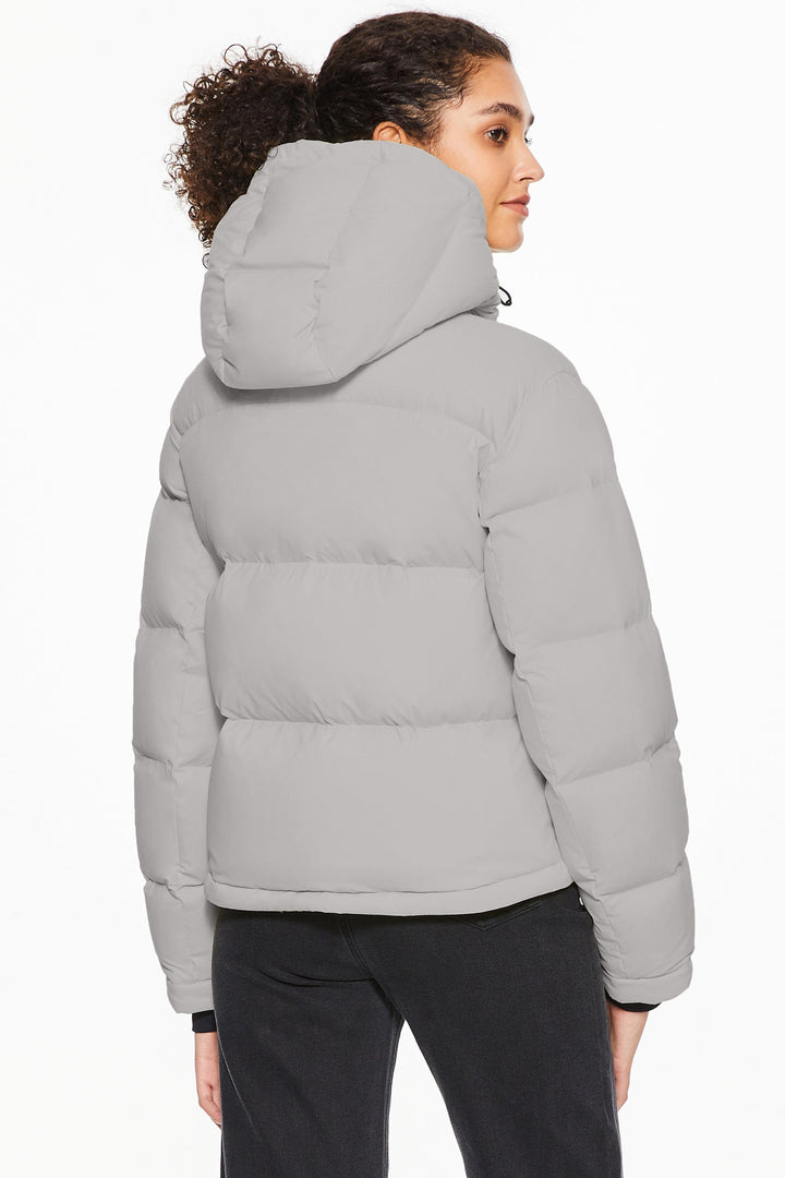 Emily & Isabella Brooks | Cropped Thermal Down Puffer Jacket