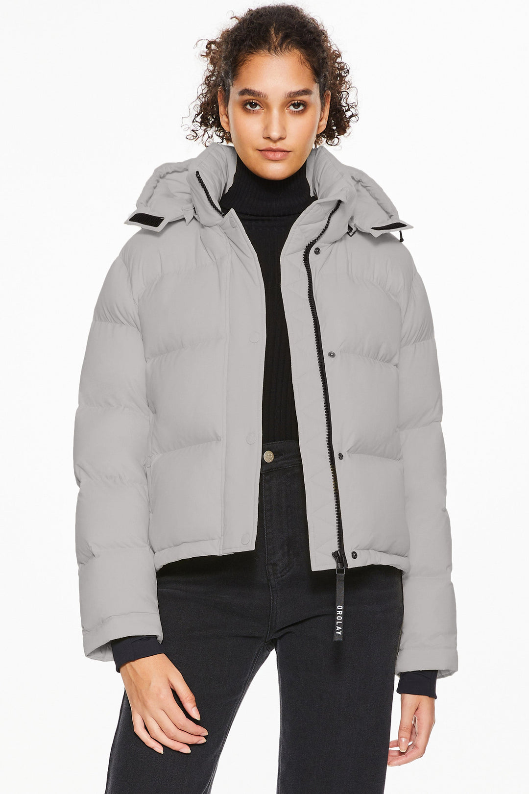 Emily & Isabella Brooks | Cropped Thermal Down Puffer Jacket