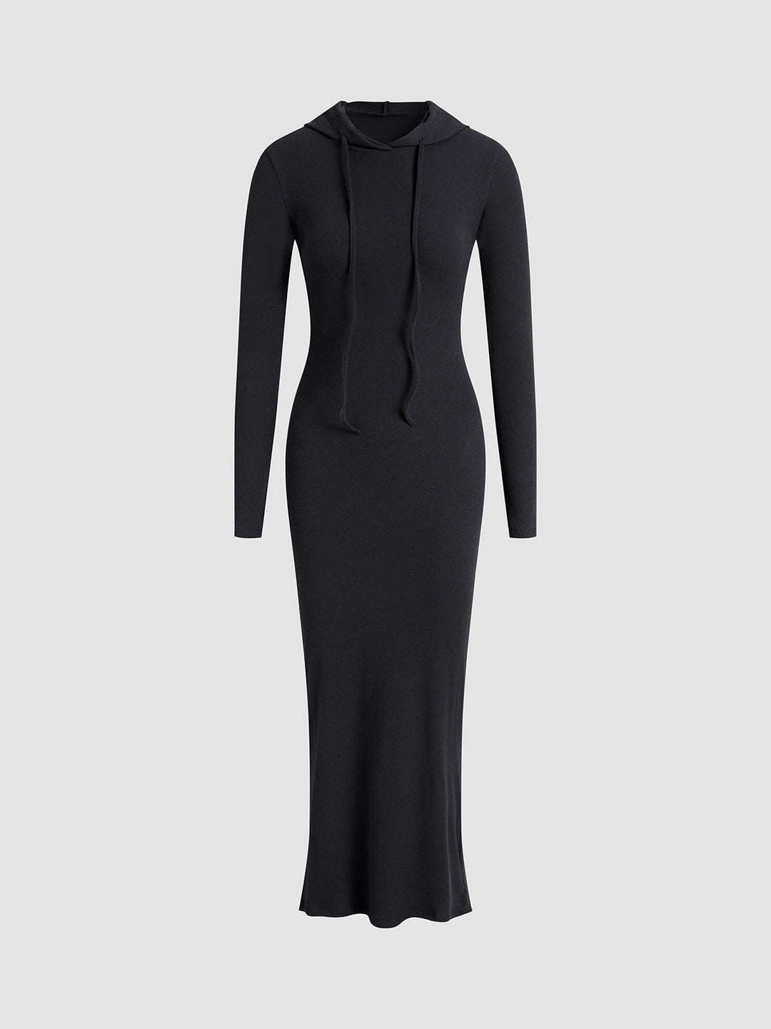 Emily & Isabella Brooks | Hooded Bodycon Dress with Drawstring