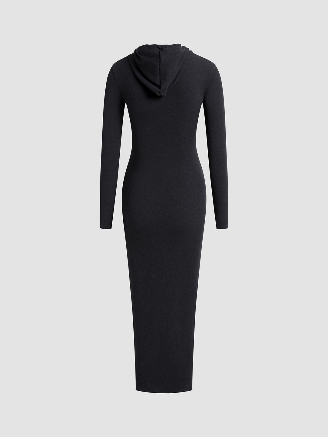 Emily & Isabella Brooks | Hooded Bodycon Dress with Drawstring