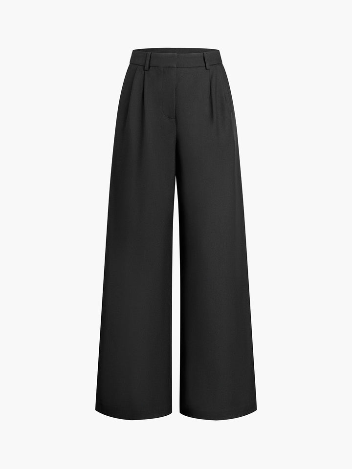 Emily & Isabella Brooks | Solid Wide Leg Pants