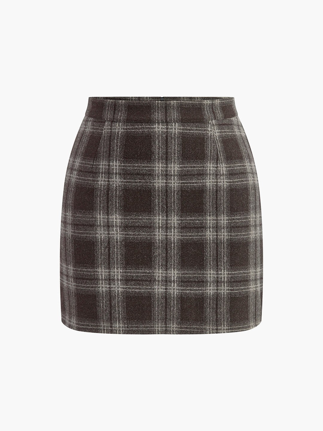 Emily & Isabella Brooks | Plaid Tweed Mini Skirt