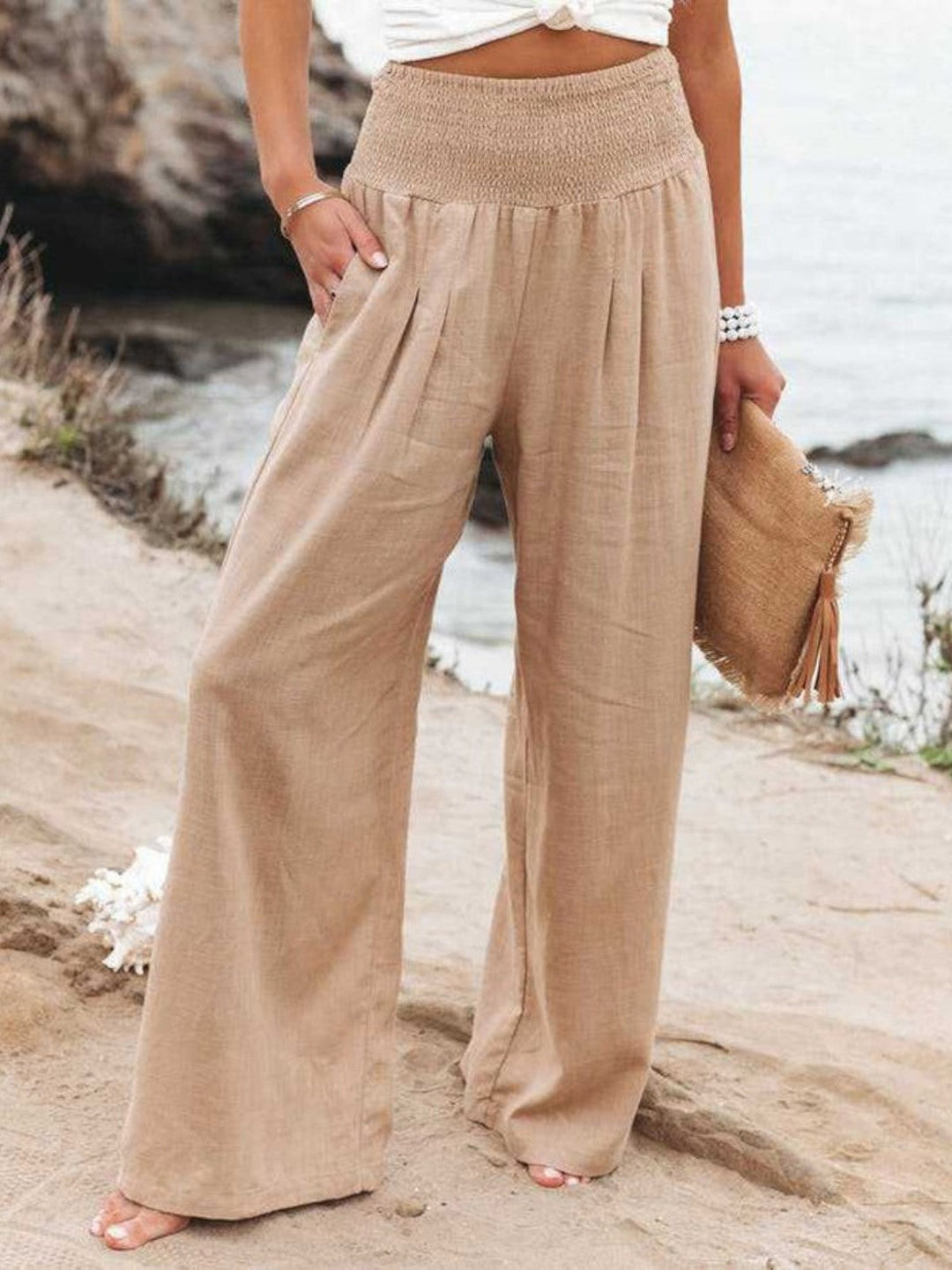 Emily & Isabella Brooks | Wide-Leg Trousers