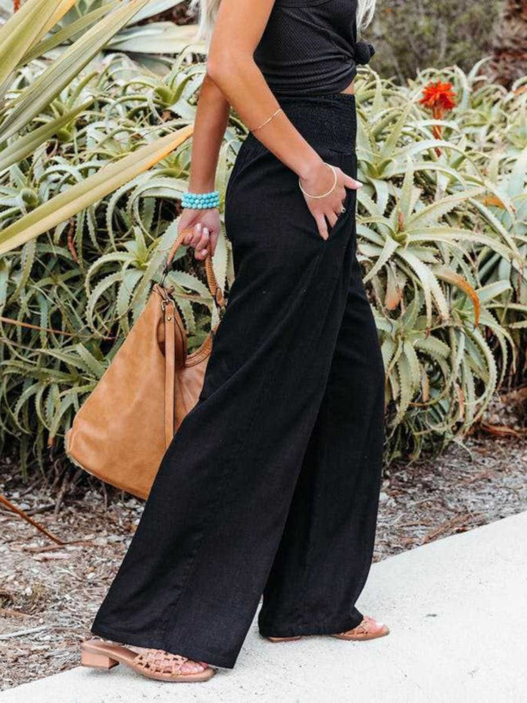 Emily & Isabella Brooks | Wide-Leg Trousers