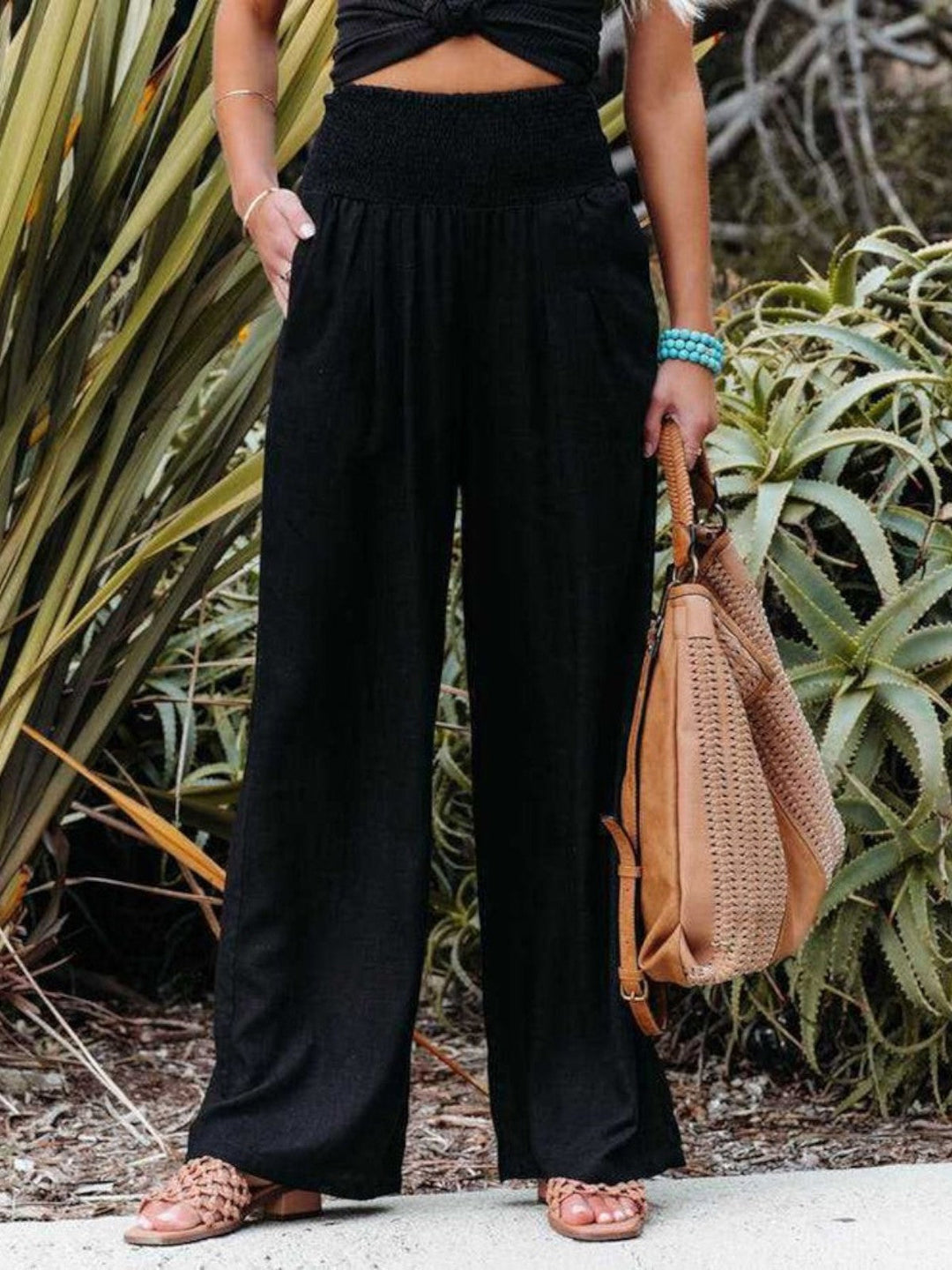 Emily & Isabella Brooks | Wide-Leg Trousers