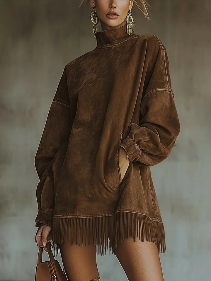 Emily & Isabella Brooks | Cozy Fringe Dress