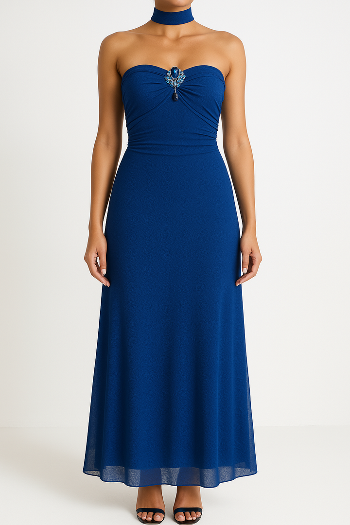 Emily & Isabella Brooks | Strapless Slim Fit Cocktail Dress