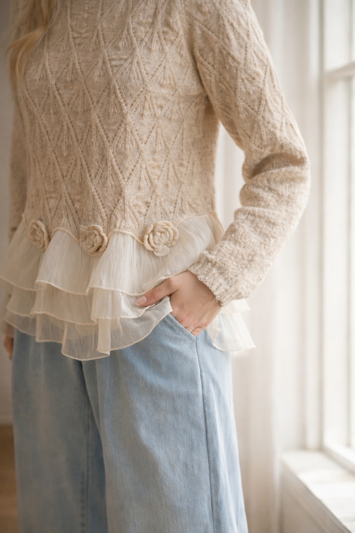 Emily & Isabella Brooks | Ruffle Cardigan