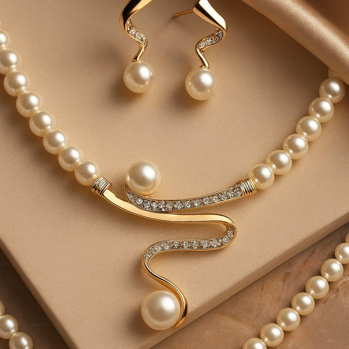 Emily & Isabella Brooks | Natural Pearl Necklace Set