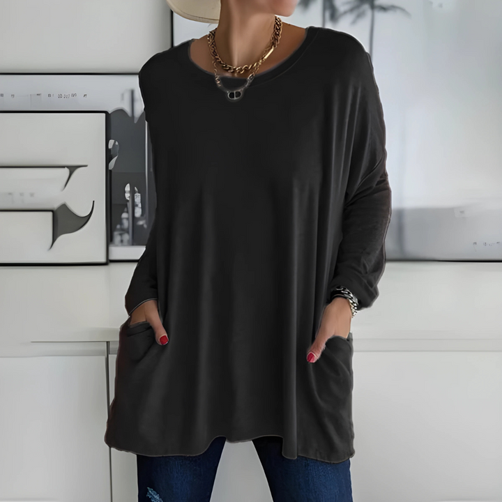 Emily & Isabella Brooks | Relaxed Long Sleeve Top
