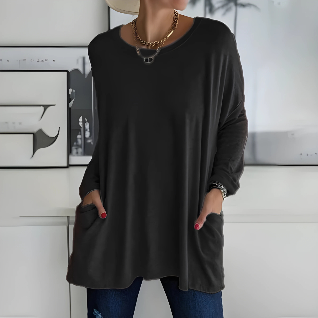 Emily & Isabella Brooks | Relaxed Long Sleeve Top
