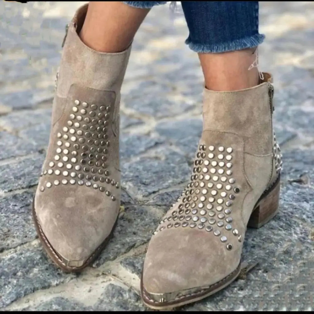 Emily & Isabella Brooks | Ankle Boots with Studs