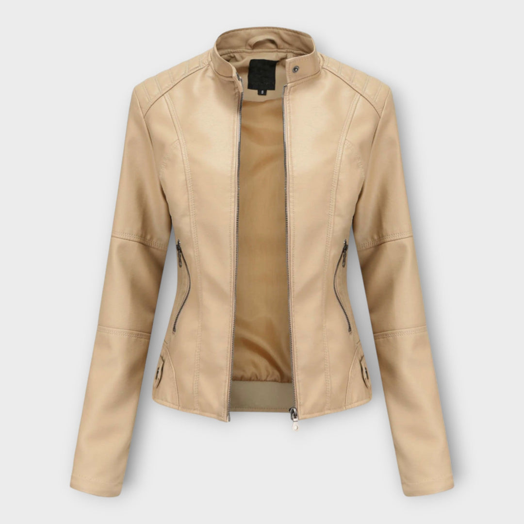 Emily & Isabella Brooks | Leather Jacket, Modern Fit, Timeless Design