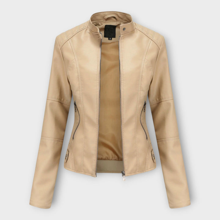Emily & Isabella Brooks | Leather Jacket, Modern Fit, Timeless Design