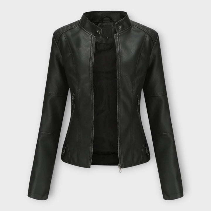Emily & Isabella Brooks | Leather Jacket, Modern Fit, Timeless Design
