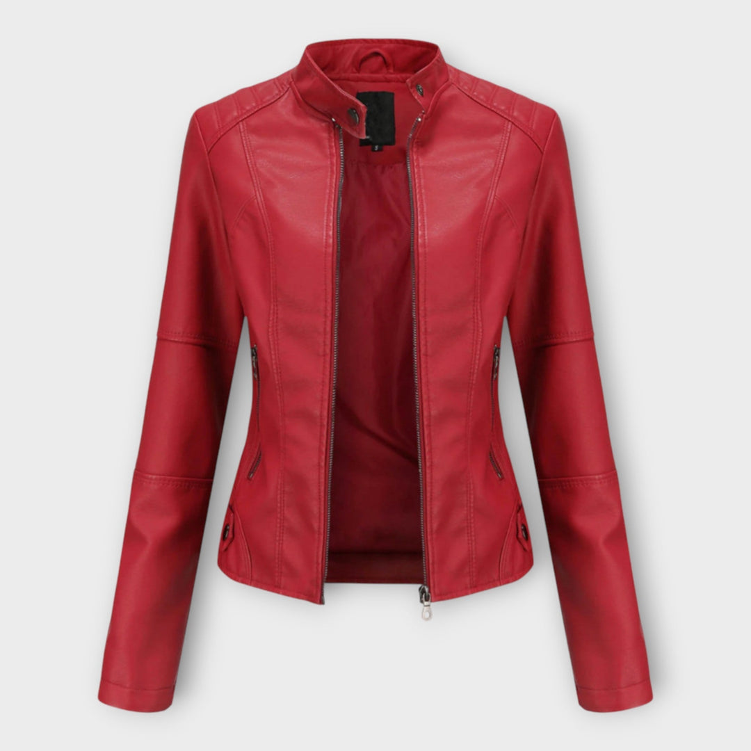 Emily & Isabella Brooks | Leather Jacket, Modern Fit, Timeless Design
