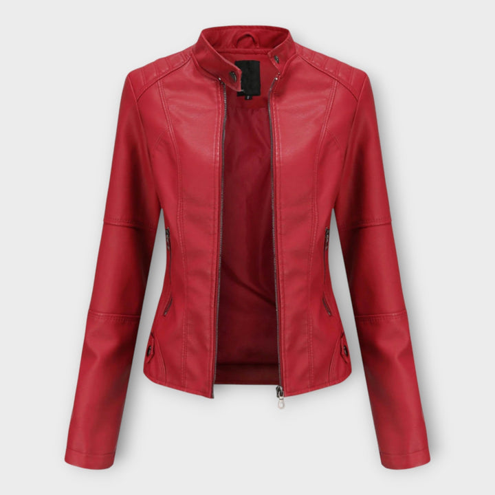 Emily & Isabella Brooks | Leather Jacket, Modern Fit, Timeless Design
