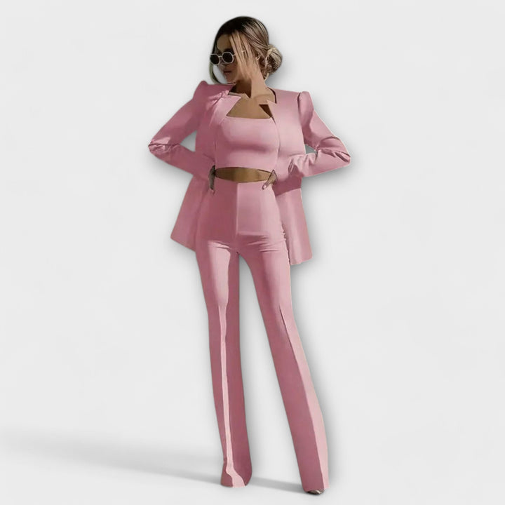 Emily & Isabella Brooks | 3-Piece Set (Blazer, Top, Pants)