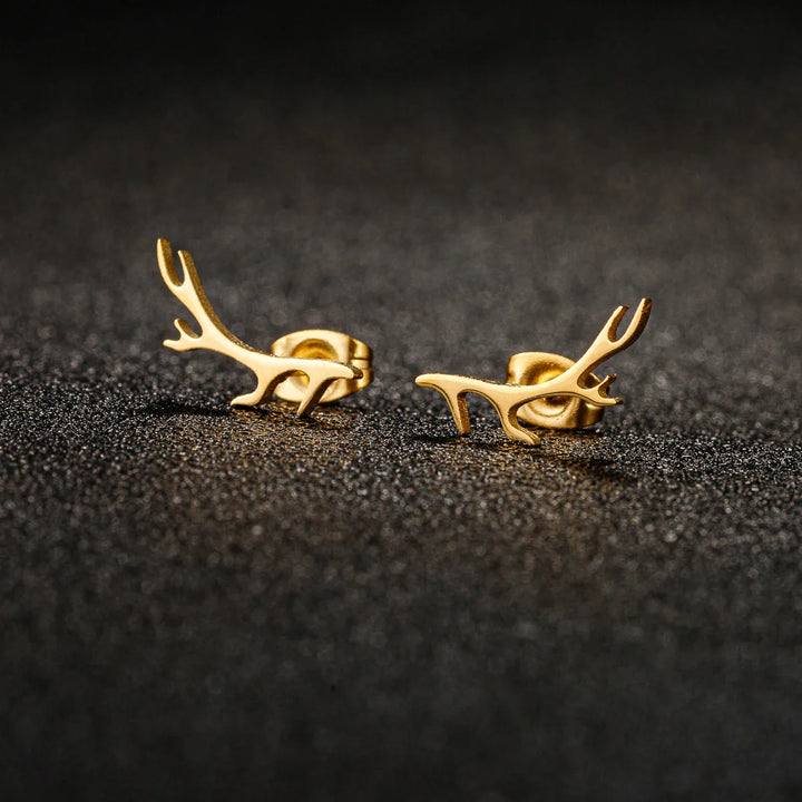 Emily & Isabella Brooks | Antler Stud Earrings