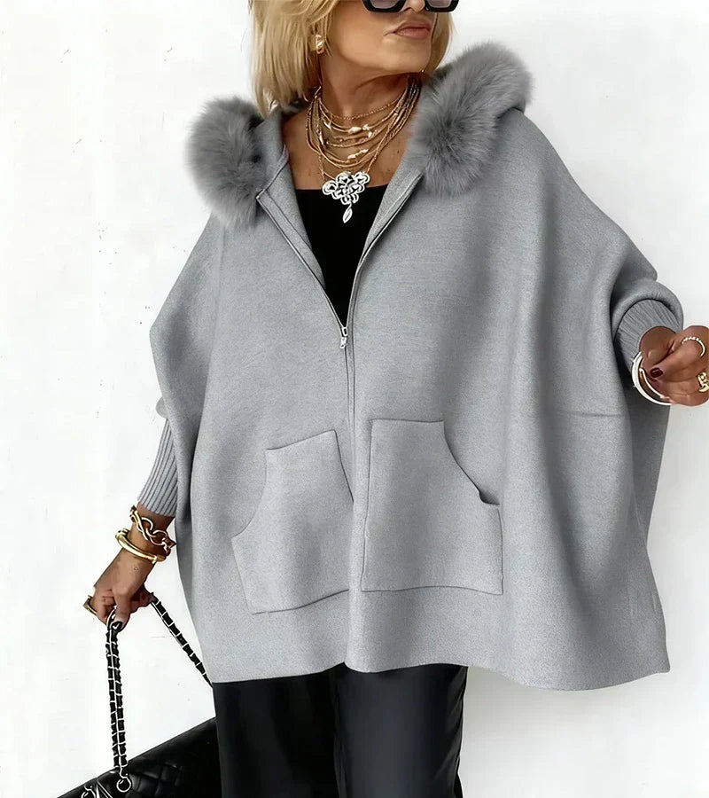 Emily & Isabella Brooks | Casual Parka with Hood and Fur