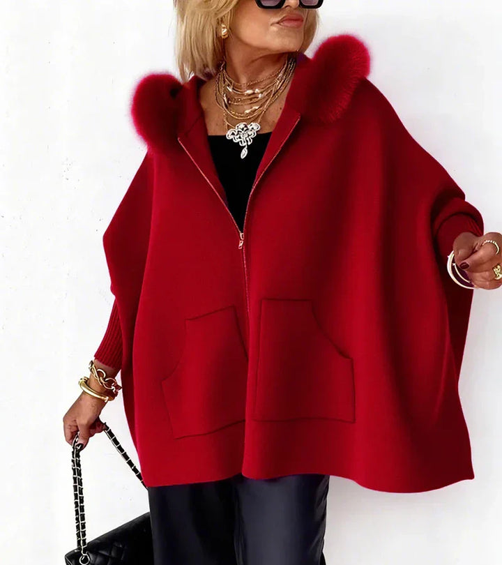 Emily & Isabella Brooks | Casual Parka with Hood and Fur
