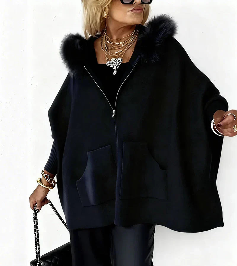 Emily & Isabella Brooks | Casual Parka with Hood and Fur
