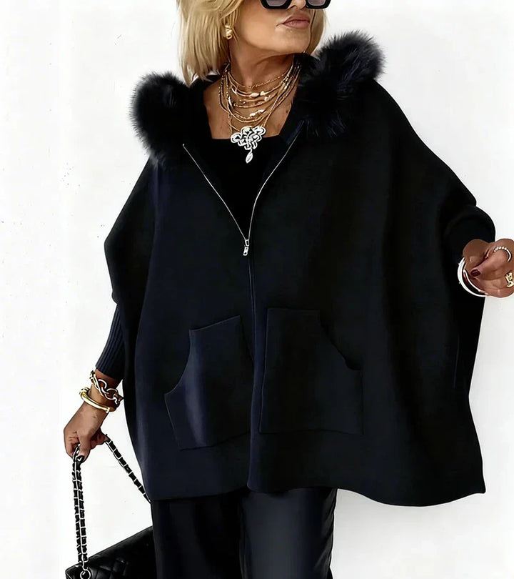 Emily & Isabella Brooks | Casual Parka with Hood and Fur