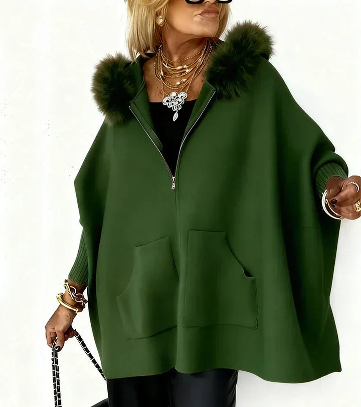 Emily & Isabella Brooks | Casual Parka with Hood and Fur