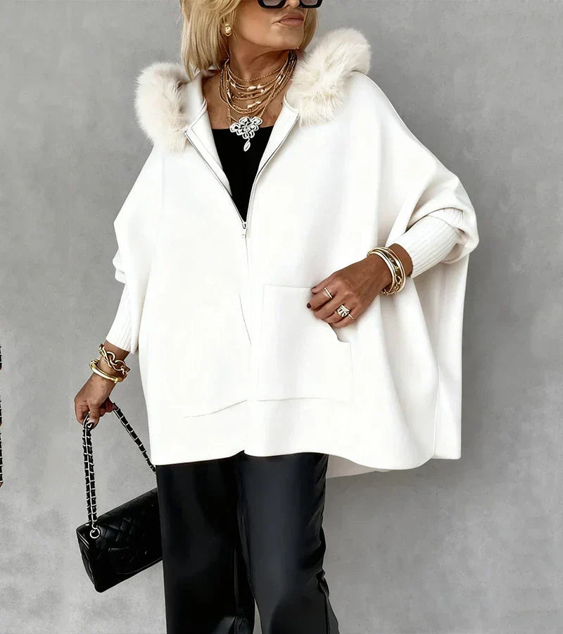 Emily & Isabella Brooks | Casual Parka with Hood and Fur