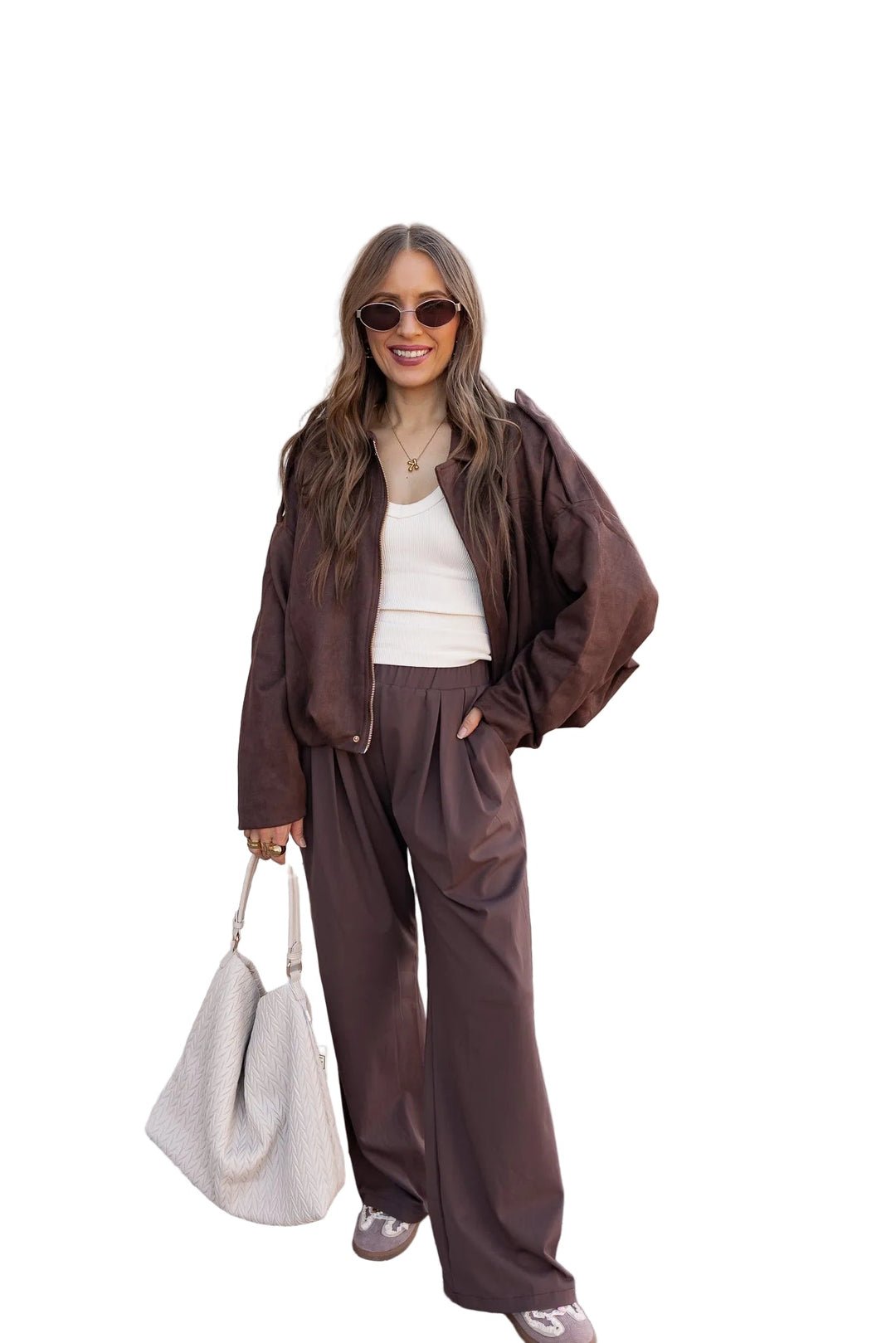 Emily & Isabella Brooks | Luxe Suede Jacket