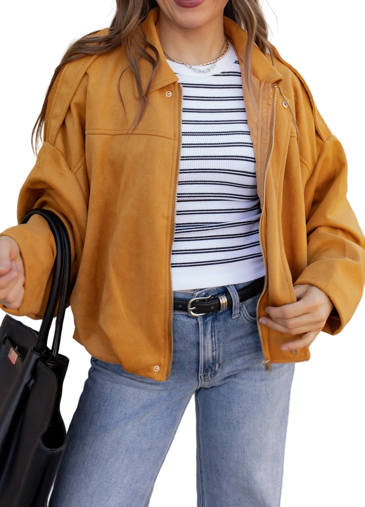 Emily & Isabella Brooks | Luxe Suede Jacket