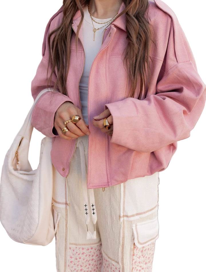 Emily & Isabella Brooks | Luxe Suede Jacket