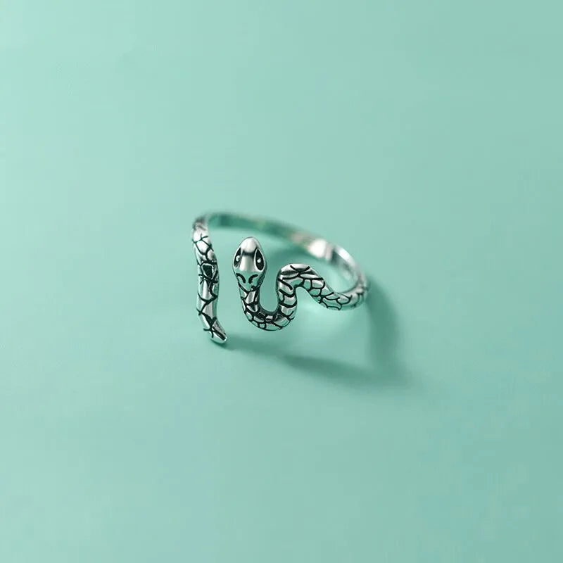 Emily & Isabella Brooks | Sterling Silver Snake Ring