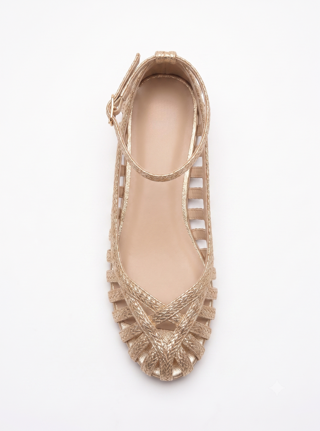 Emily & Isabella Brooks | Ankle Strap Sandals in Silver