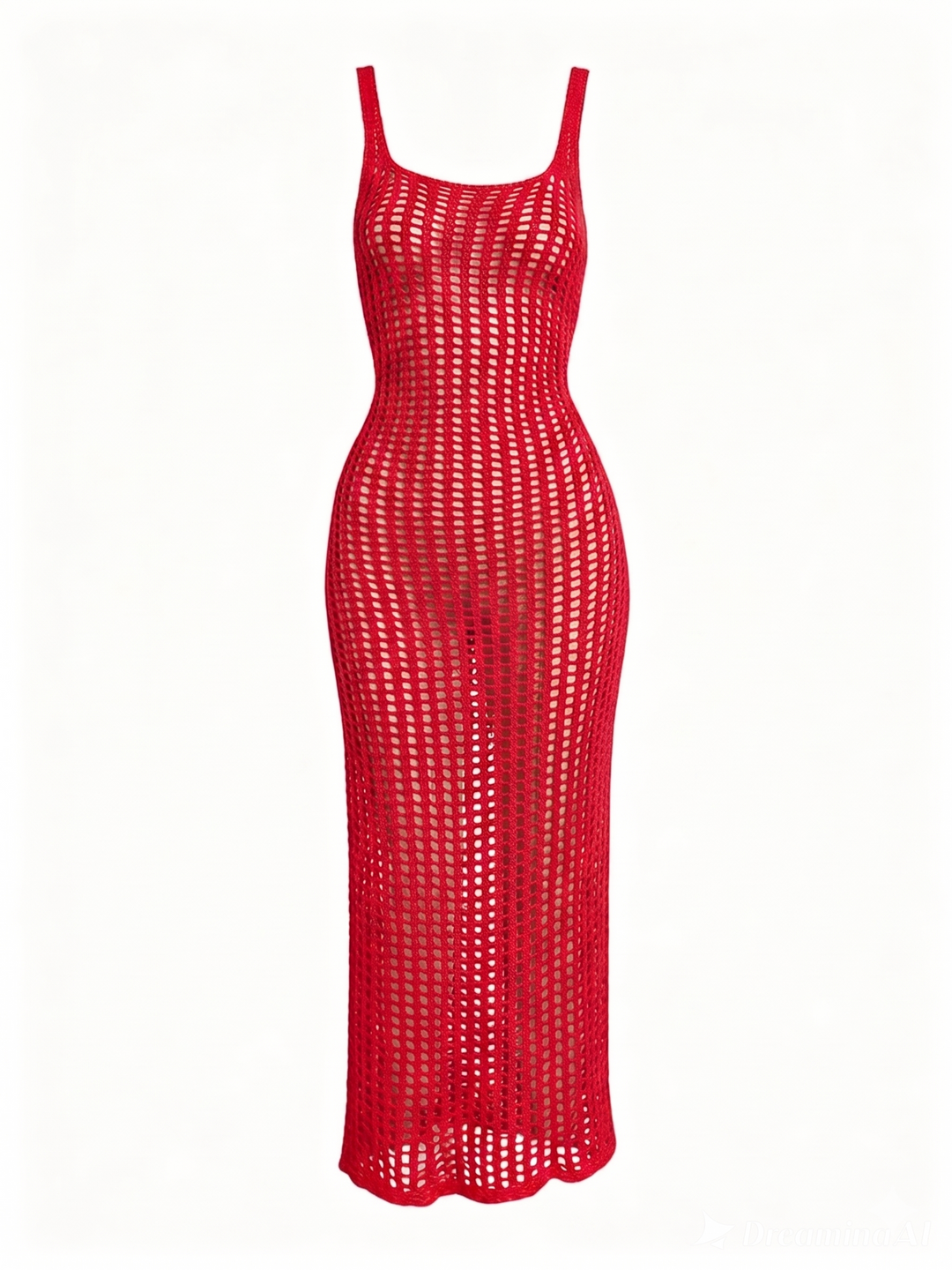 Emily & Isabella Brooks | Knitted Slit Back Dress