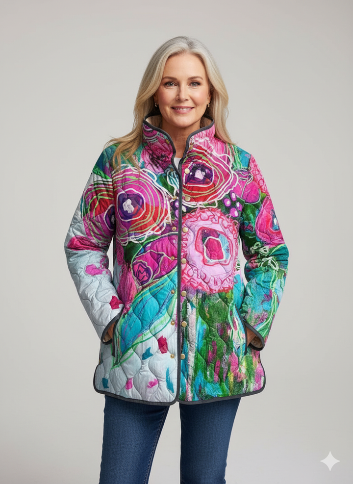 Emily & Isabella Brooks | Floral Patterned Women's Jacket