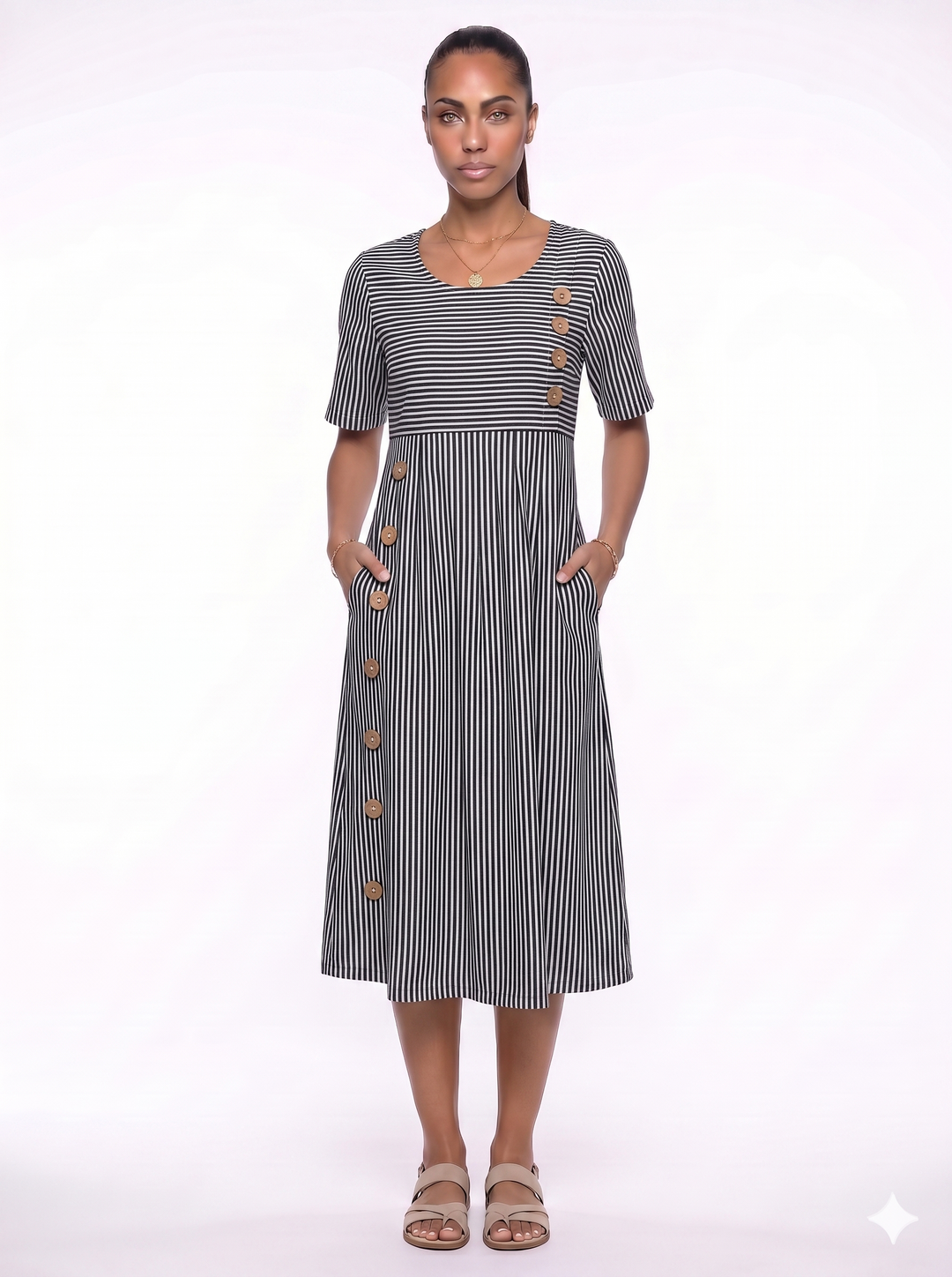 Emily & Isabella Brooks | Breathable Comfort Dress