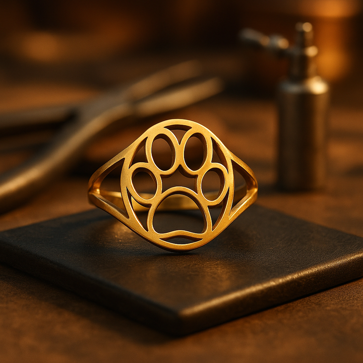 Emily & Isabella Brooks | Open Paw Ring in Stainless Steel